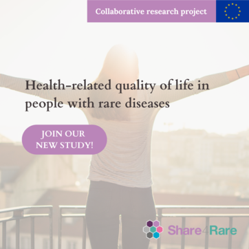 Participate in the new Share4Rare study on health-related quality of life in people living with rare diseases!