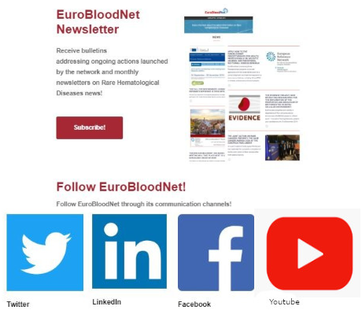 Keep updated on ERN-EuroBloodNet actions through its communication channels!