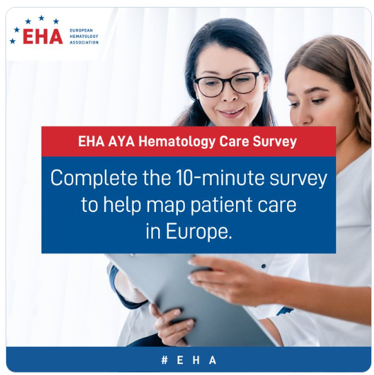 Participate in the EHA AYA Hematology Care Survey!
